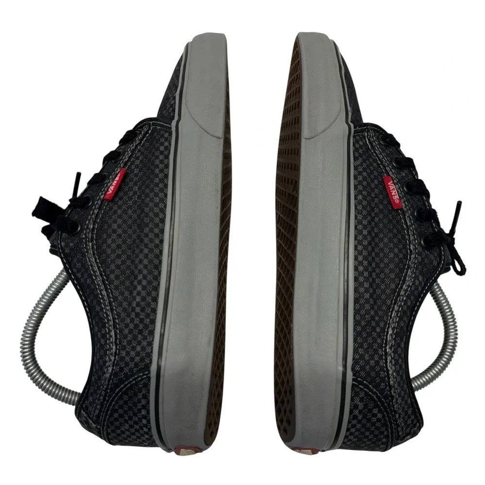 Vans Pro Ultra Cush Chukka Low Micro Check Black Gray Men‎ Size 9 S-4